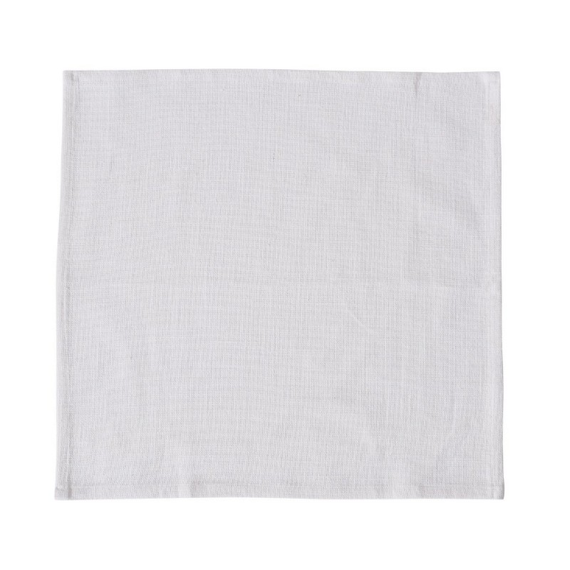 Tovagliolo in cotone bianco, dimensione 40 x 40 cm